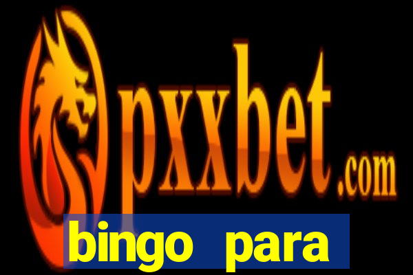 bingo para despedida de solteira para imprimir